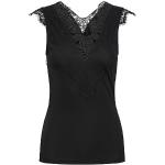 Zwarte Kanten Pieces Mouwloze blouses  in maat L in de Sale voor Dames 