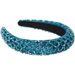 Blauwe Polyester Pieces Dameshaarbanden  in maat XS met Glitter in de Sale 