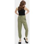 Donkergroene Polyester High waist Pieces Regular jeans  in maat XS Sustainable voor Dames 