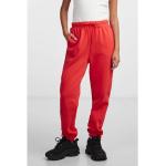 Rode Polyester High waist Pieces Regular jeans  in maat S voor Dames 