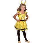 Crèmewitte Pokemon Pikachu Kinder verkleedkleding voor Meisjes 