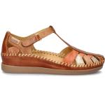 Bruine Pikolinos Sleehak sandalen  voor de Zomer Sleehakken  in maat 37 met Klittenbandsluitingen Sustainable voor Dames 