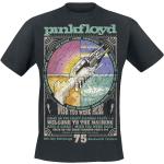 Zwarte Pink Floyd Effen T-shirts Ronde hals  in maat 3XL voor Heren 