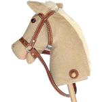 Pink Papaya Stokpaard - Cordy - Schattig Pluche Speelgoed Paard met Geluidsfunctie: Hinnikend en Galopperend Geluid
