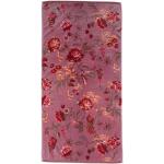 Roze Badstoffen PIP Bloemen Badhanddoeken  in 70x140 