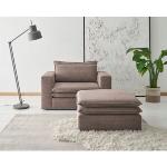Bruine Corduroy Places of Style Loveseats 