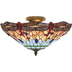 Plafondlamp Tiffany glas