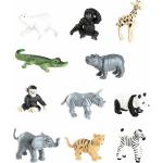 Plastic figuren van dierentuin dieren