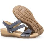Blauwe Gabor Platte sandalen  in maat 37 met Hakhoogte tot 3cm in de Sale voor Dames 