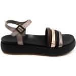 Zwarte Inuovo Platte sandalen  in maat 37 Sustainable in de Sale voor Dames 