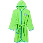 Groene Badstoffen Playshoes Kinder badjassen  in maat 128 voor Jongens 