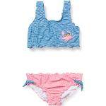 Roze Playshoes Kinder bikini's  in maat 104 met motief van Zee 2 stuks voor Meisjes 