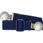 Playshoes Elastische riem voetbalclip effen kleding voor kinderen - blauw - Taglia Unica