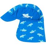 Playshoes Jongens muts UV-bescherming badmuts haai, blauw (origineel)., S (Fabrikant maat : 49 cm)