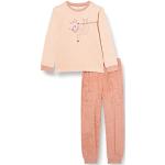 Roze Badstoffen Playshoes Kinderpyjama's  in maat 140 voor Babies 