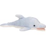 Pluche Blauwgrijze Dolfijn Knuffel 26 Cm Speelgoed - Knuffel Zeedieren