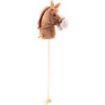 Lichtbruine Johntoy Paarden Stokpaarden met motief van Paarden voor Babies 