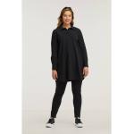 Zwarte Polyamide Lange blouses  in maat 3XL voor Dames 