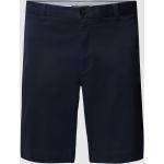 Marine-blauwe Stretch Tommy Hilfiger Madison Chino shorts  in Grote Maten  in Grote Maten in de Sale voor Heren 