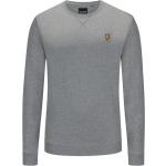 Plus size : Lyle & Scott, Sweatshirt with logo patch in a GreyPlussize: