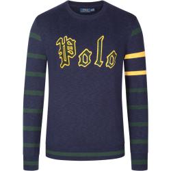 Plus size : Polo Ralph Lauren, Sweater with stylish logo lettering in a MarinePlussize:
