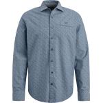 Blauwe PME Legend All over print Overhemden met print kentkraag  in maat 3XL voor Heren 