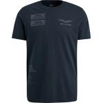 Marine-blauwe PME Legend T-shirts met ronde hals  voor de Zomer Ronde hals  in maat 3XL voor Heren 