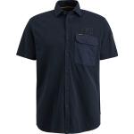Marine-blauwe Jersey PME Legend Overhemden   voor de Zomer kentkraag  in maat 3XL voor Heren 