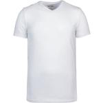 Witte PME Legend Effen T-shirts V-hals  in maat XXL voor Heren 