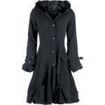 Poizen Industries Winterjas - Alice Coat - S tot 5XL - voor Vrouwen - zwart