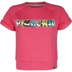 Retro Roze Polyester Pokemon Pikachu T-shirts met ronde hals  voor de Zomer Ronde hals  in maat XL voor Dames 