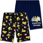 Multicolored Polyester Pokemon Pikachu Kinderpyjama sets 2 stuks voor Jongens 