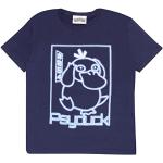 Pokemon Neon Psyduck T-shirt, Kinderen, 104-170, Marine, Officiële Koopwaar