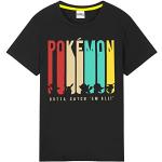Zwarte Pokemon Pikachu Kinder T-shirts voor Jongens 