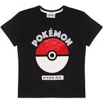 Zwarte Pokemon Kinder T-shirts  in maat 116 voor Jongens 