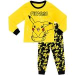 Gele Pokemon Pikachu Kinderpyjama sets  in maat 128 voor Jongens 