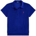 Blauwe Polyester Ralph Lauren Polo Poloshirts met korte mouw  in maat S voor Dames 