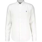 Witte Linnen Ralph Lauren Polo Poloshirts slim fit  in maat XXL voor Dames 