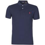 Blauwe Ralph Lauren Polo Poloshirts met korte mouw  in maat XXL in de Sale voor Heren 