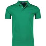 Turquoise Stretch Ralph Lauren Polo Poloshirts slim fit  in maat M voor Heren 