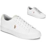 Witte Ralph Lauren Polo Lage sneakers  in maat 41 met Hakhoogte tot 3cm in de Sale voor Dames 