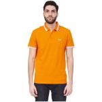 Casual Oranje HUGO BOSS BOSS Ademende Poloshirts met korte mouw  in Grote Maten in de Sale voor Heren 