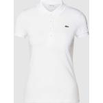 Witte Lacoste Poloshirts slim fit voor Dames 