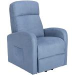 Lichtblauwe Rolwiel Comfort stoelen met motief van Europa 