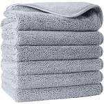 Grijze Badstoffen Handdoeken sets  in 33x33 6 stuks 