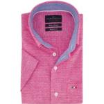 Casual Roze Linnen PORTOFINO Casual overhemden  in maat 3XL voor Heren 