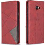 Rode Synthetische Samsung Galaxy J4 Hoesjes 2018 type: Flip Case Sustainable 