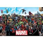 Multicolored Marvel Posters 