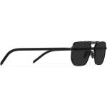Zwarte Metalen Prada Eyewear Pilotenbrillen voor Heren 