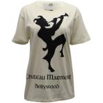 Vintage Beige Gucci Marmont All over print T-shirts met opdruk Ronde hals  in maat XS voor Dames 